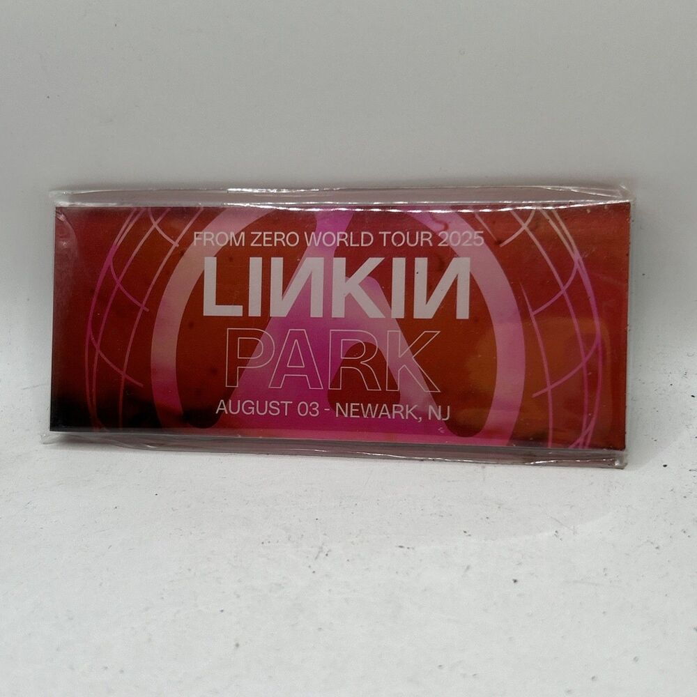 Linkin Park 2025 From Zero Tour NEWARK NJ MAGNET 8/3 Limited Edition!